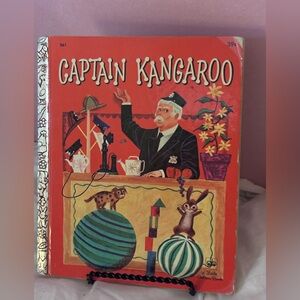 Captain Kangaroo  vintage golden book Hardcover Book